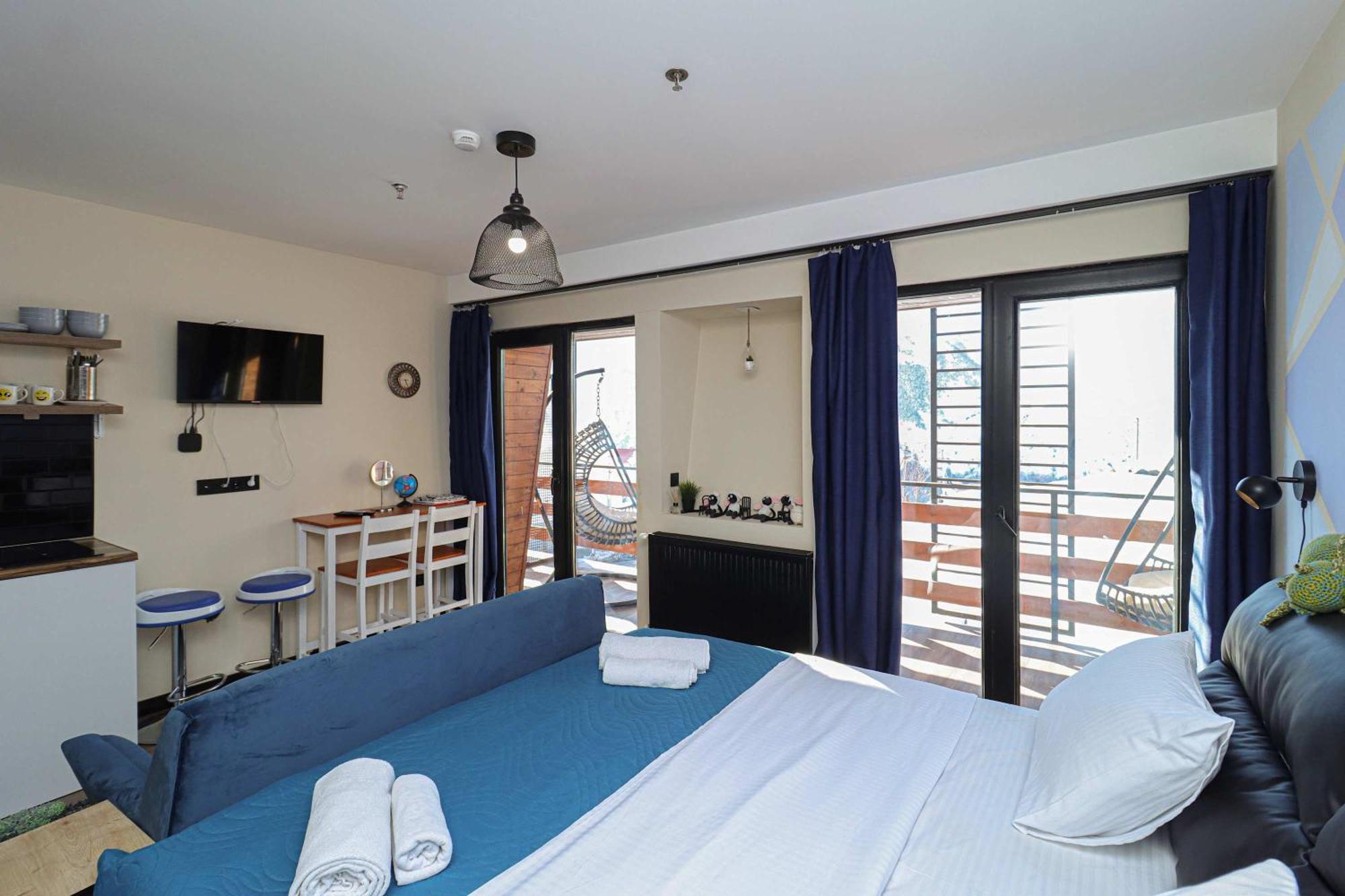 Stylish Studio Apartment With Balcony Gudauri Exterior photo